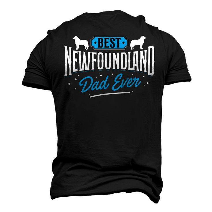 Best Newfoundland Dad Ever - Newfoundland Lover Newfie Owner Men's 3D Print Graphic Crewneck Short Sleeve T-shirt