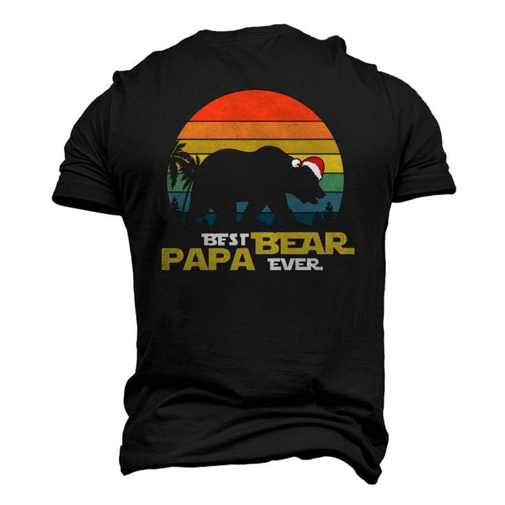 Best Papa Bear Ever Christmas Active Men's 3D T-Shirt Back Print