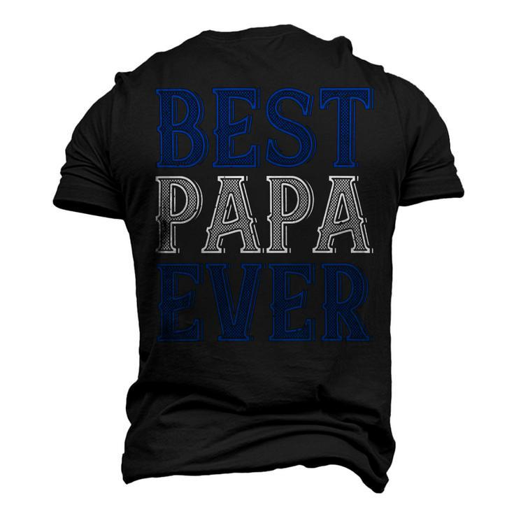 Best Papa Ever 1 Papa T-Shirt Fathers Day Gift Men's 3D Print Graphic Crewneck Short Sleeve T-shirt