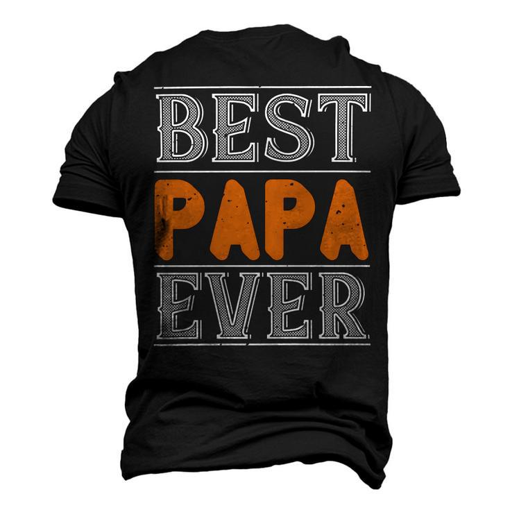 Best Papa Ever 2 Papa T-Shirt Fathers Day Gift Men's 3D Print Graphic Crewneck Short Sleeve T-shirt
