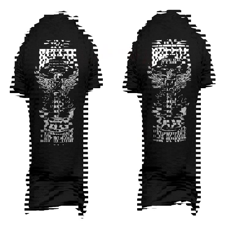 Im A Biker Papa Just Like A Normal Papa Except Much Cooler Men's 3D T-Shirt Back Print