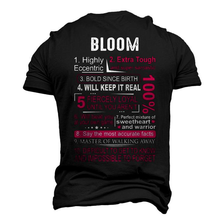 Bloom Name Bloom Men's 3D T-shirt Back Print