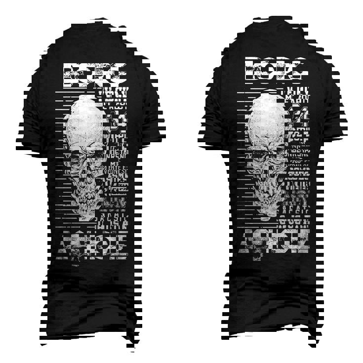 Borg Name Borg Ive Only Met About 3 Or 4 People Men's 3D T-shirt Back Print
