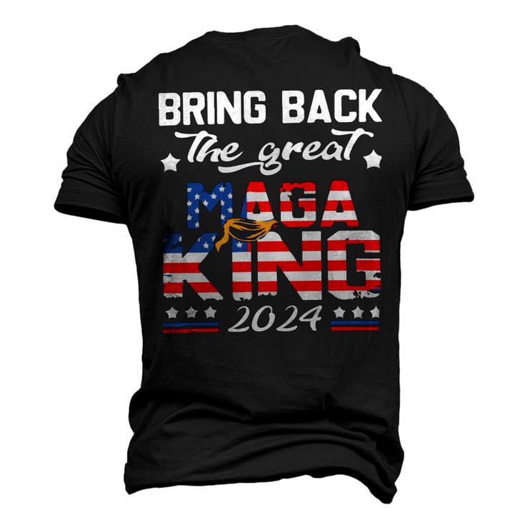 Bring Back The Great Maga King 2024 4Th Of July  Trump 2024T President Trump Tee Republican  Anti Biden Men's 3D Print Graphic Crewneck Short Sleeve T-shirt