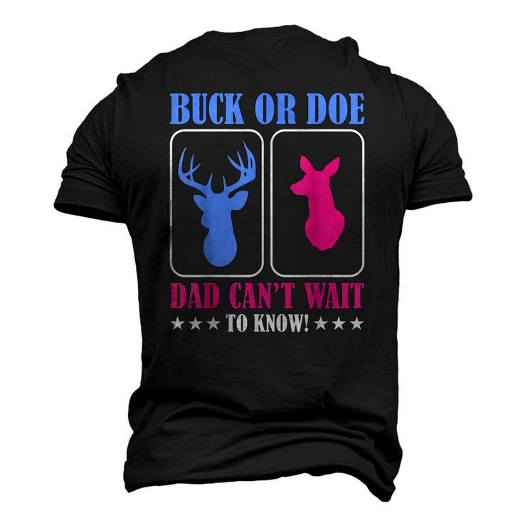 Buck Or Doe Gender Reveal Party Men's 3D T-Shirt Back Print