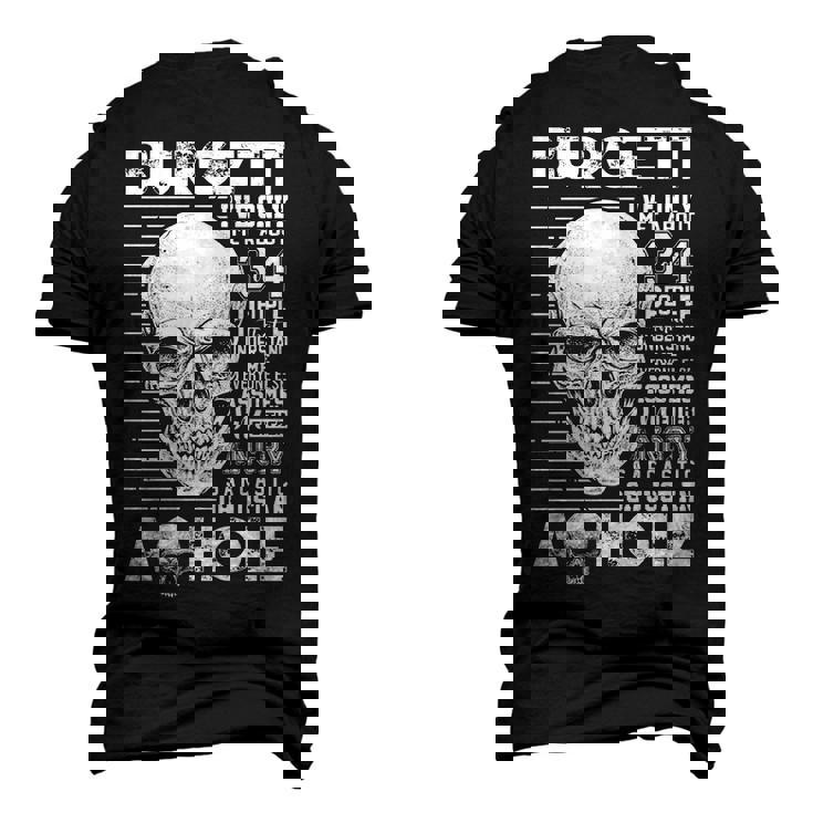Burgett Name Burgett Ive Only Met About 3 Or 4 People Men's 3D T-shirt Back Print