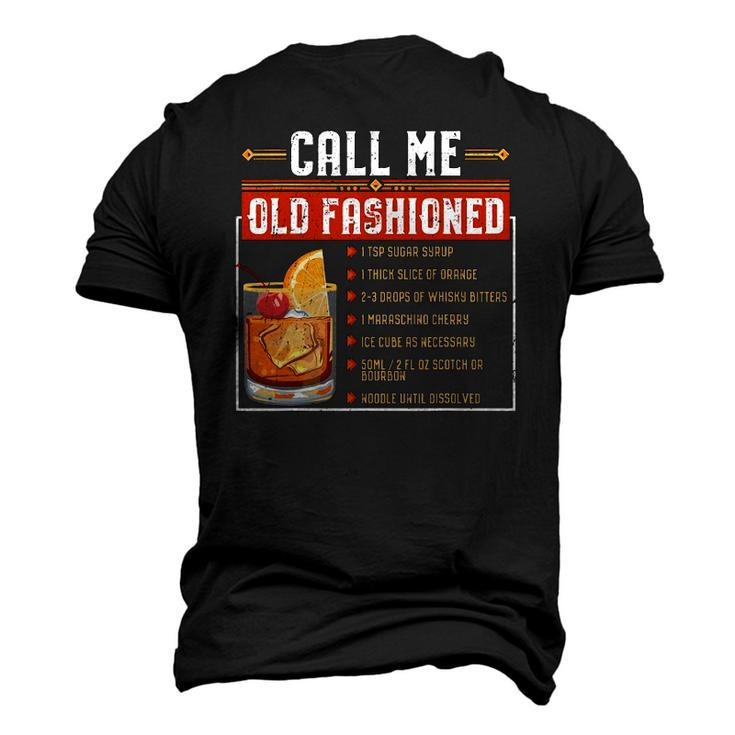 Call Me Old Fashioned Sarcasm Drinking Men's 3D T-Shirt Back Print