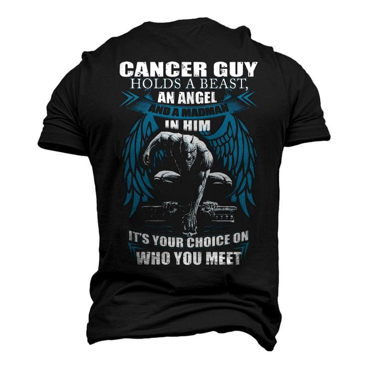 Cancer Guy Birthday Cancer Guy Madman Men's 3D T-shirt Back Print