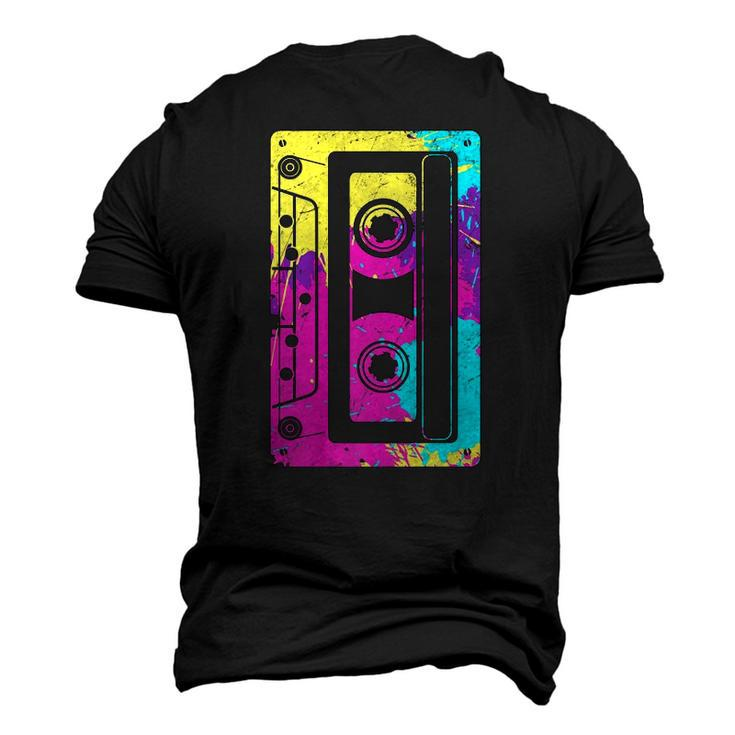 Cassette Tape Mixtape 80S And 90S Costume Men's 3D T-Shirt Back Print