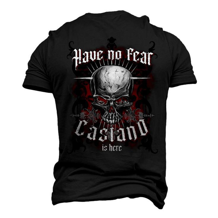 Castano Name Shirt Castano Family Name V2 Men's 3D Print Graphic Crewneck Short Sleeve T-shirt
