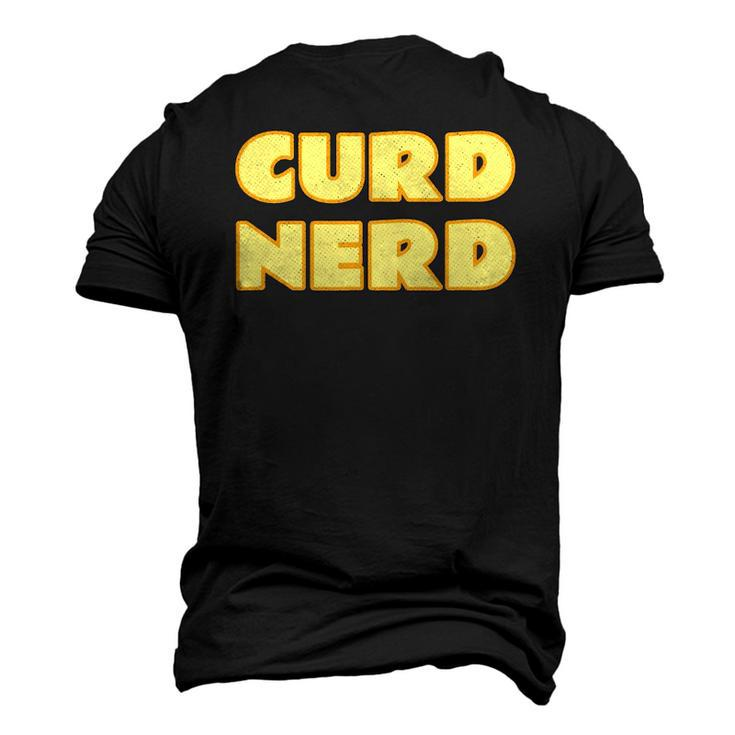 Cheese Lover Curd Nerd Dairy Product Men's 3D T-Shirt Back Print