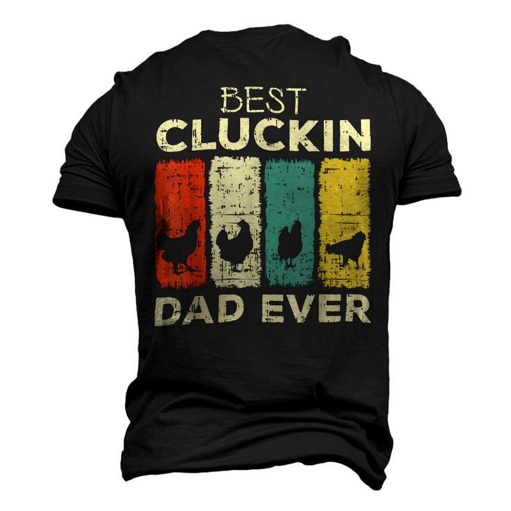 Chicken Chicken Chicken Best Cluckin Dad Ever V3 Men's 3D Print Graphic Crewneck Short Sleeve T-shirt
