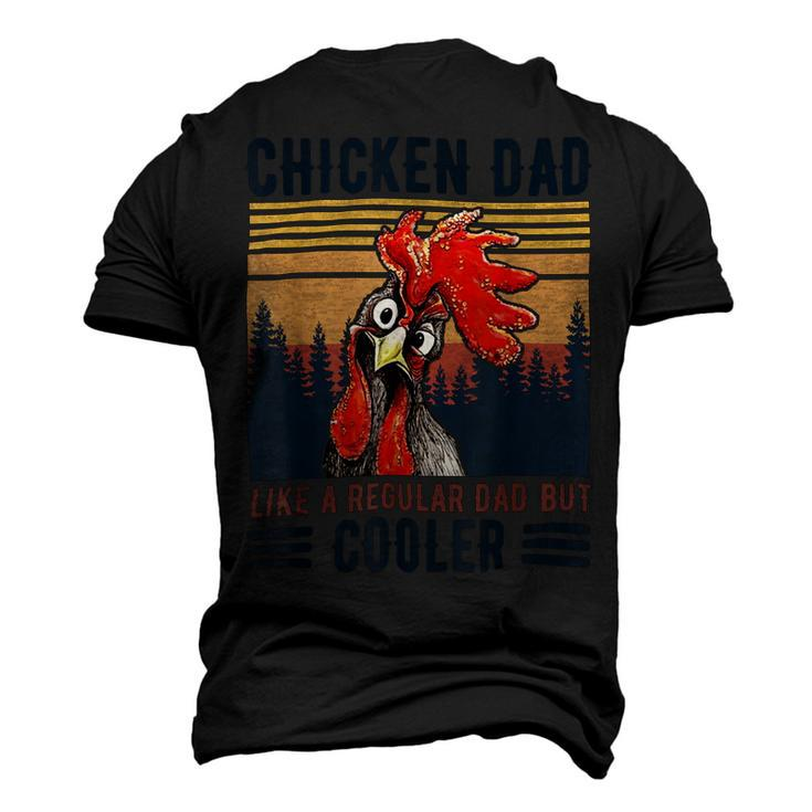 Chicken Chicken Chicken Dad Like A Regular Dad Farmer Poultry Father Day_ V3 Men's 3D Print Graphic Crewneck Short Sleeve T-shirt