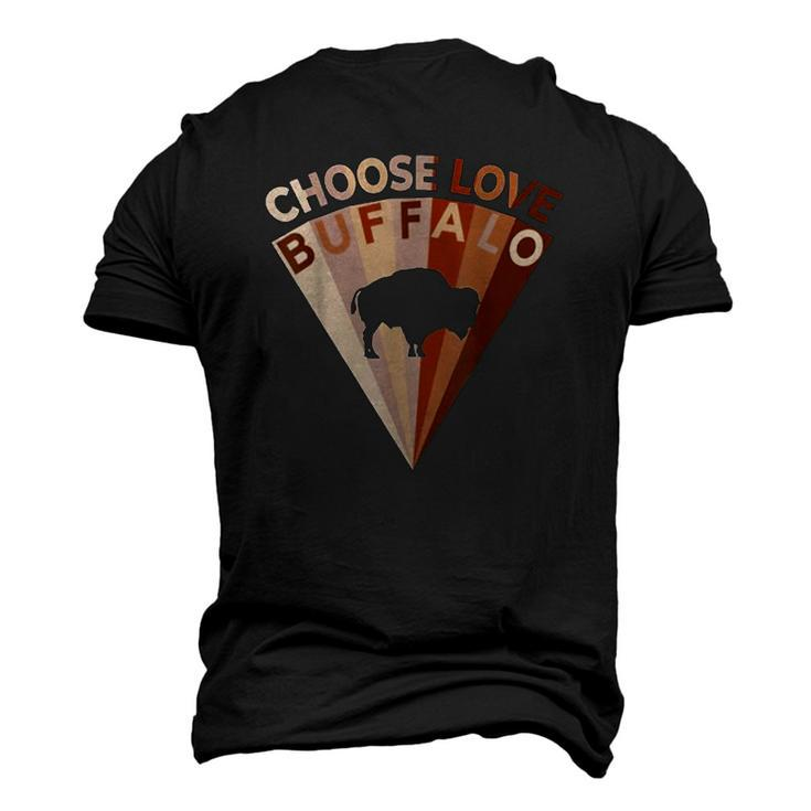 Choose Love Buffalo Pray For Buffalo Strong Men's 3D T-Shirt Back Print