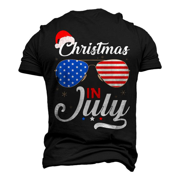 Christmas In July 4Th Of July Beach Summer Christmas Men's 3D T-shirt Back Print