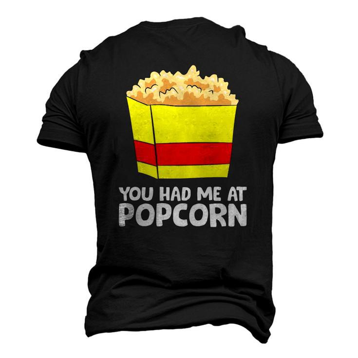 Cinema Popcorn You Had Me At Popcorn Movie Watching Men's 3D T-Shirt Back Print