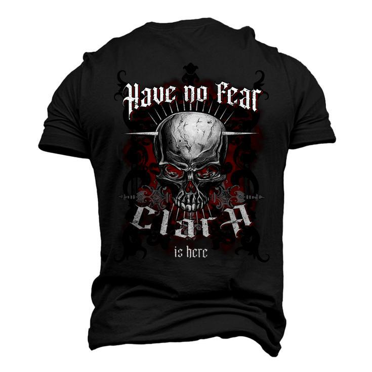 Clara Name Shirt Clara Family Name Men's 3D Print Graphic Crewneck Short Sleeve T-shirt