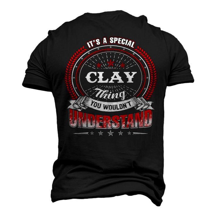 Clay Shirt Family Crest Clay T Shirt Clay Clothing Clay Tshirt Clay Tshirt For The Clay Men's 3D T-shirt Back Print