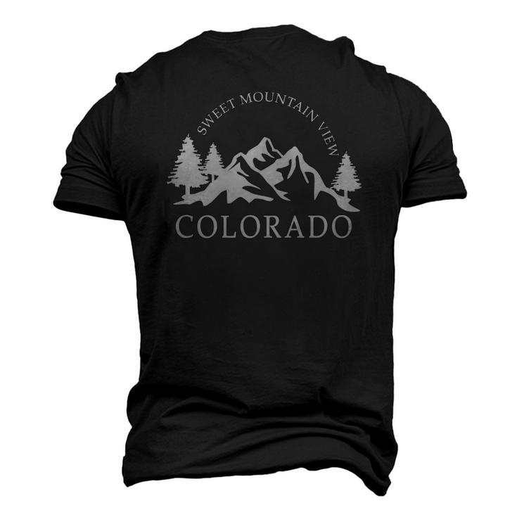 Colorado Mountains Sweet Mountain View Men's 3D T-Shirt Back Print