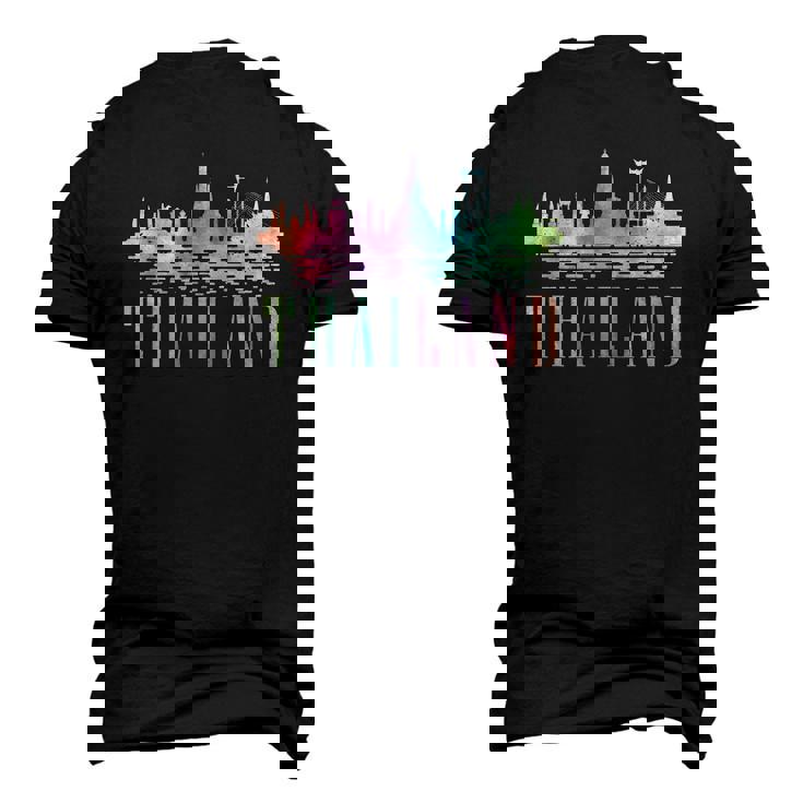 Colorful Thai Kuala Lampur Thailand Men's 3D T-Shirt Back Print