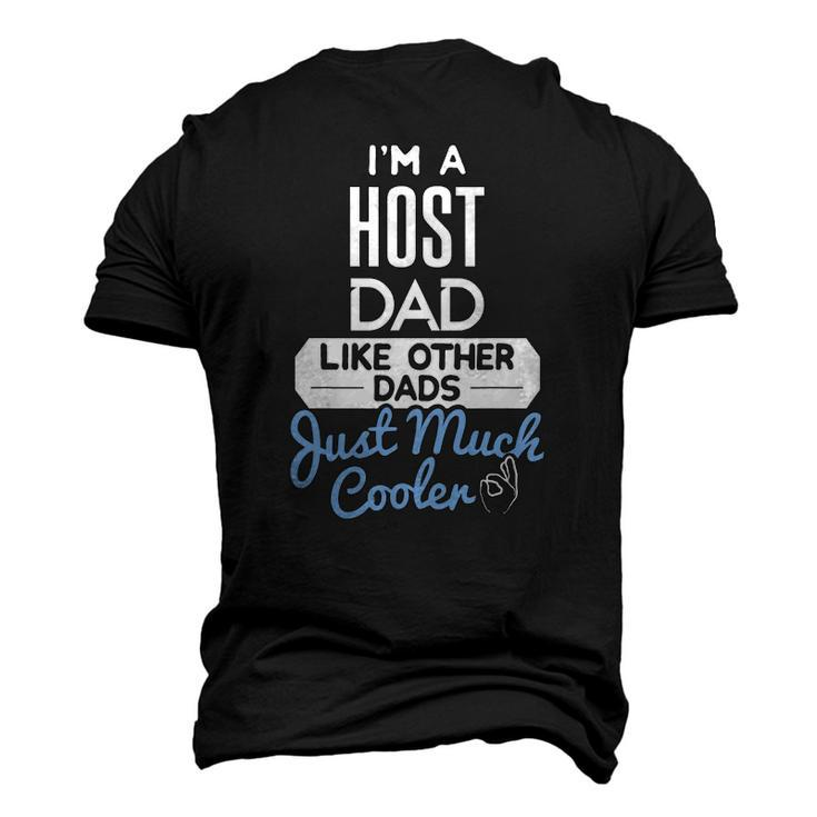 Mens Cool Host Dad Fathers Day Men's 3D T-Shirt Back Print