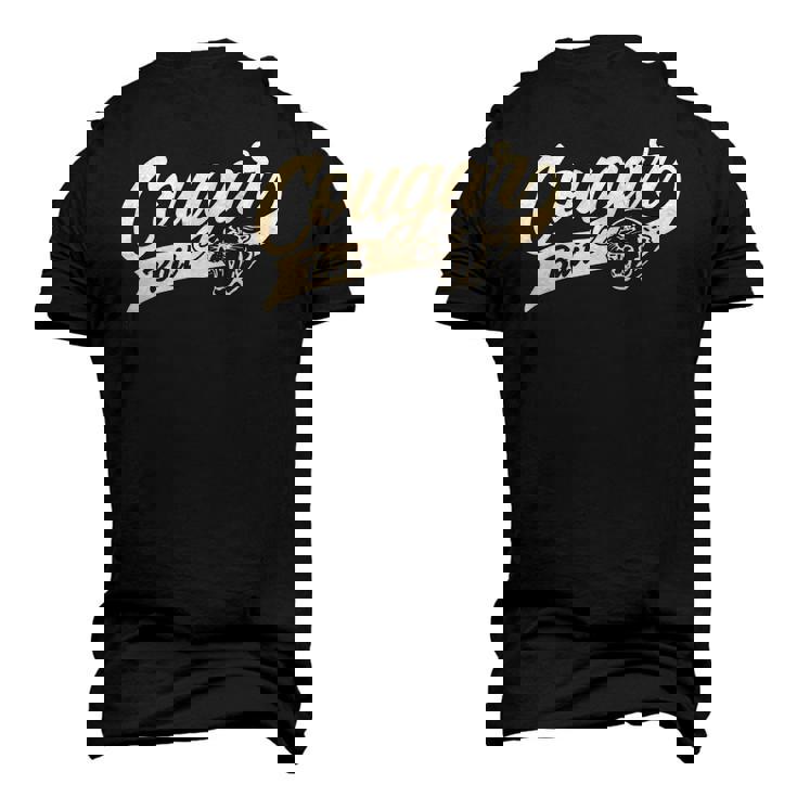 Cougar Bait Mountain Lion Men's 3D T-Shirt Back Print