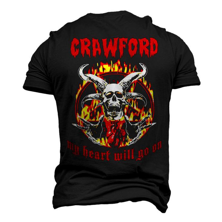 Crawford Name Crawford Name Halloween Men's 3D T-shirt Back Print