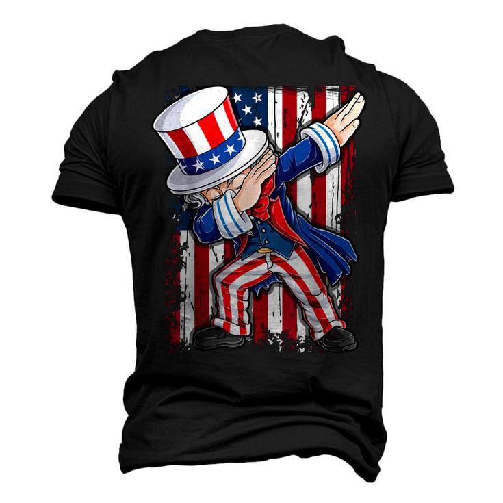 Dabbing Uncle Sam T 4Th Of July Men Kids Boys Men's 3D T-shirt Back Print