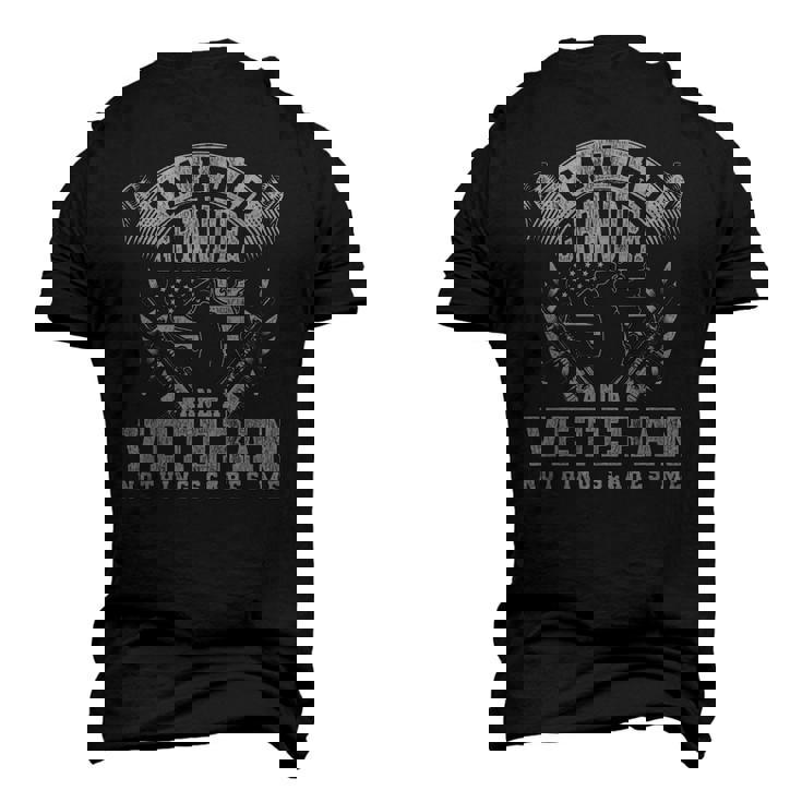 Im A Dad Grandpa And A Veteran Veterans Day Men's 3D T-Shirt Back Print