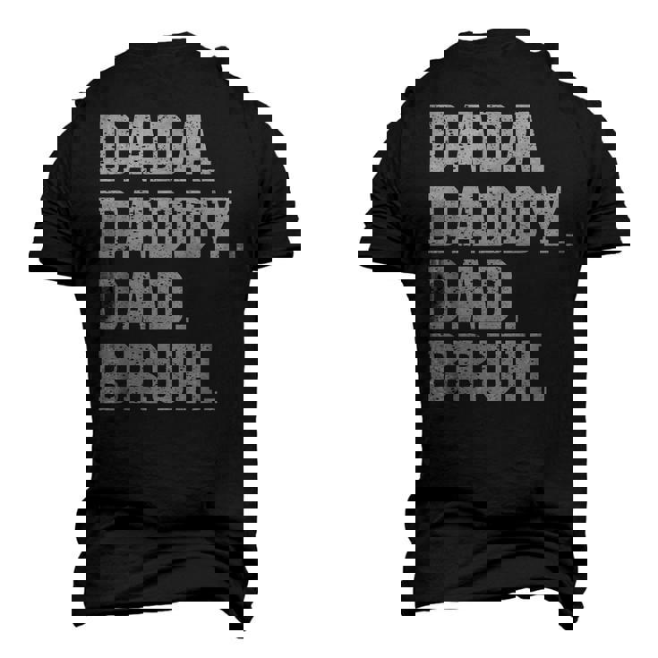 Mens Dada Daddy Dad Bruh From Son Boys Fathers Day V3 Men's 3D T-shirt Back Print