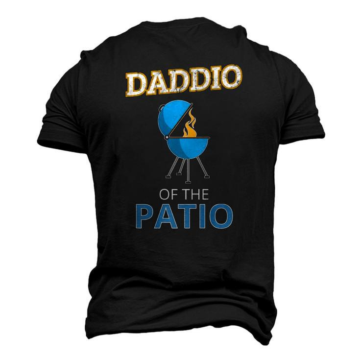 Mens Daddio Of The Patio Fathers Day Bbq Grill Dad Men's 3D T-Shirt Back Print