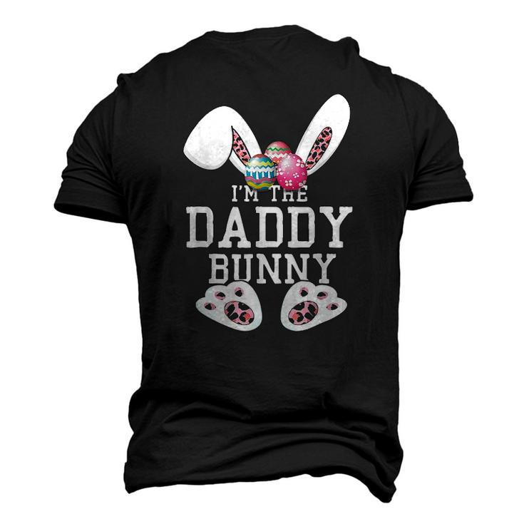 The Daddy Bunny Matching Happy Easter Day Egg Dad Men Men's 3D T-Shirt Back Print