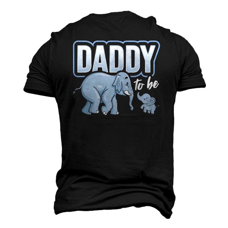 Daddy To Be Elephant Baby Shower Pregnancy Soon To Be Men's 3D T-Shirt Back Print