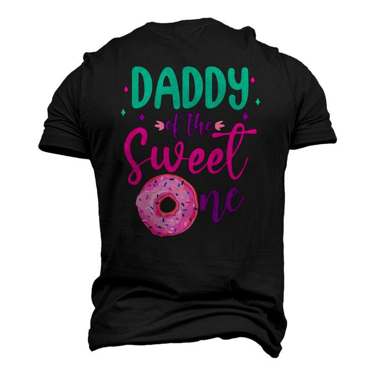 Daddy Of Sweet One 1St Birthday Party Matching Donut Men's 3D T-Shirt Back Print