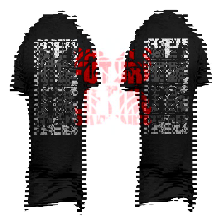 Daddys Future Lifting Partner Fitness Workout Men's 3D T-Shirt Back Print