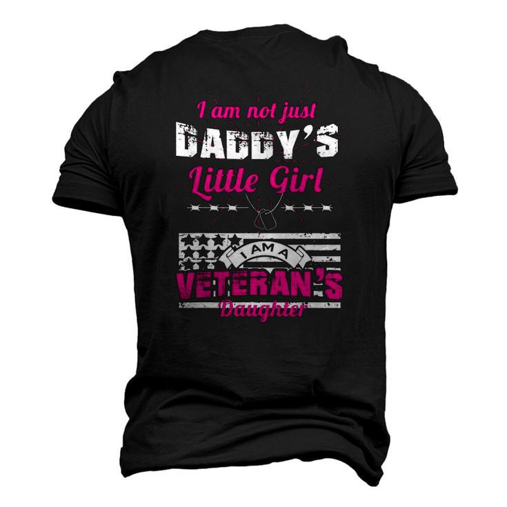 Daddys Little Girl Veterans Daughter Men's 3D T-Shirt Back Print