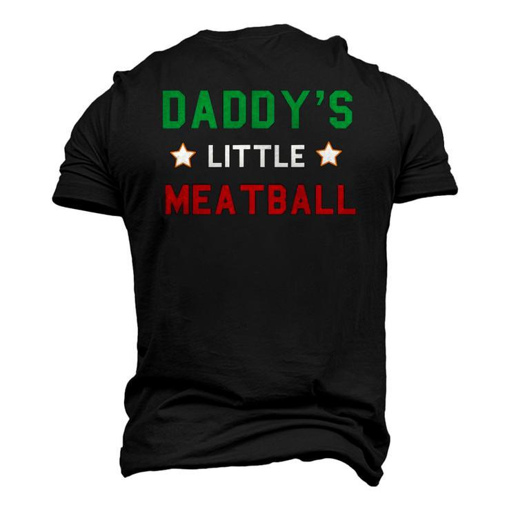 Daddys Little Meatball Italian Mom Sayings Boys Kid Girl Men's 3D T-Shirt Back Print