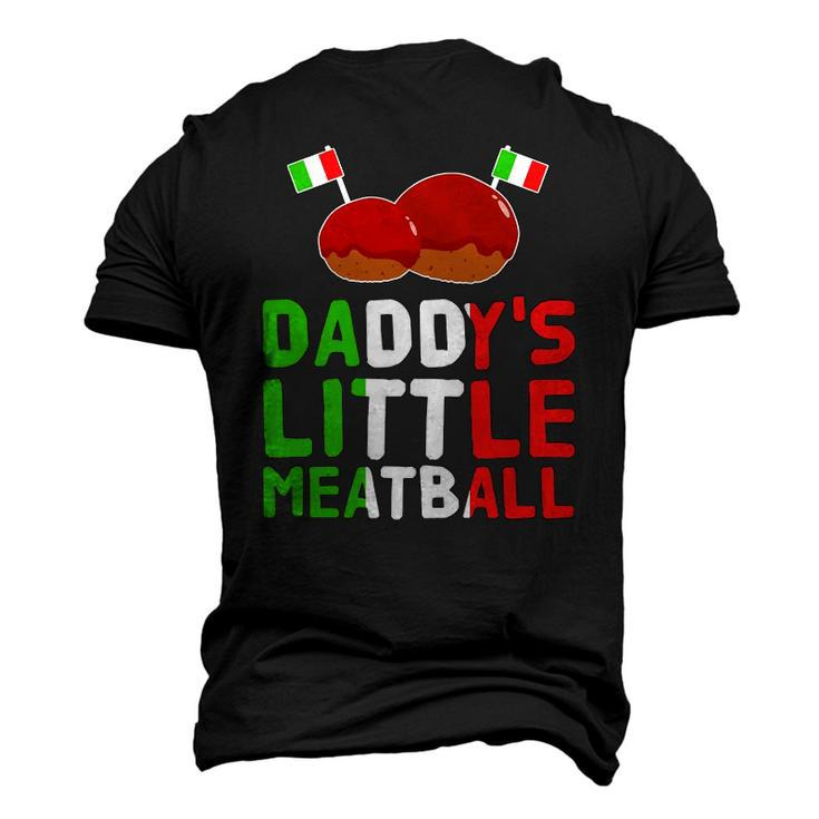 Daddys Little Meatball Proud Italian Pride Italy Men's 3D T-Shirt Back Print