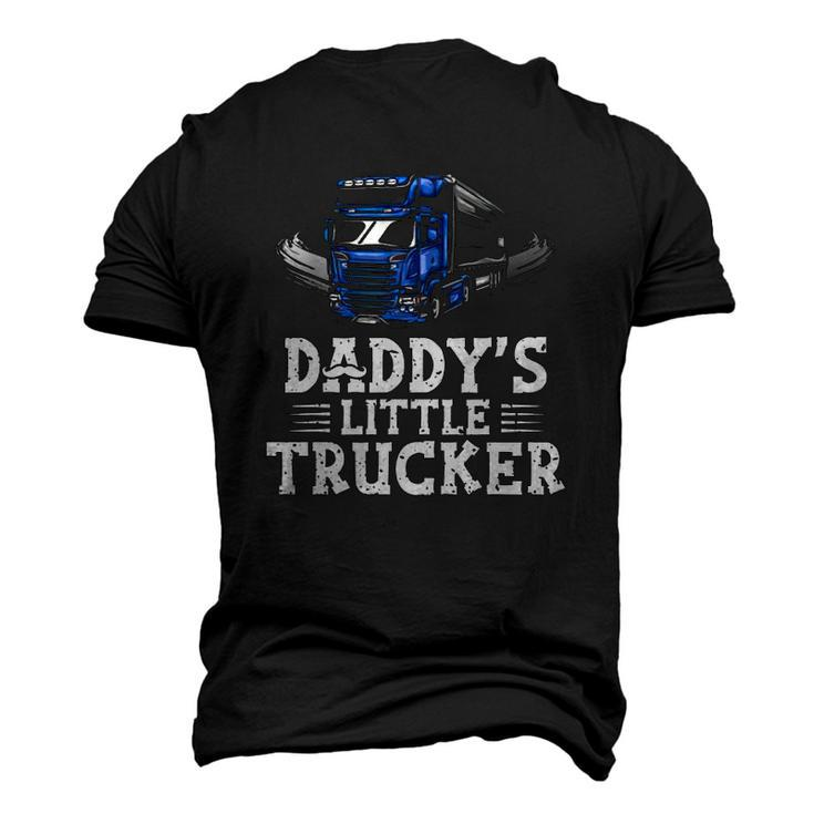 Daddys Little Trucker Truck Driver Trucking Boys Girls Men's 3D T-Shirt Back Print