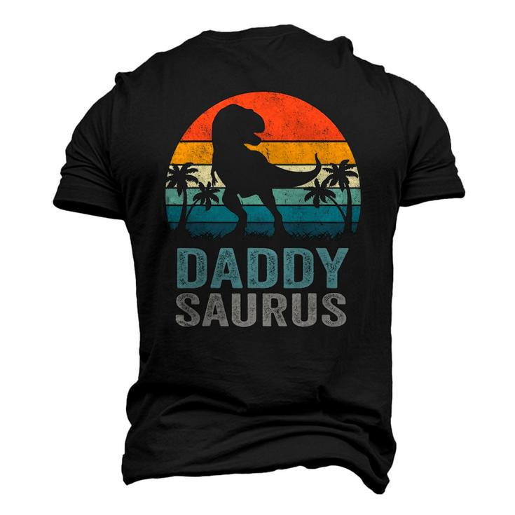 Daddysaurus Fathers Day Rex Daddy Saurus Men Men's 3D T-Shirt Back Print