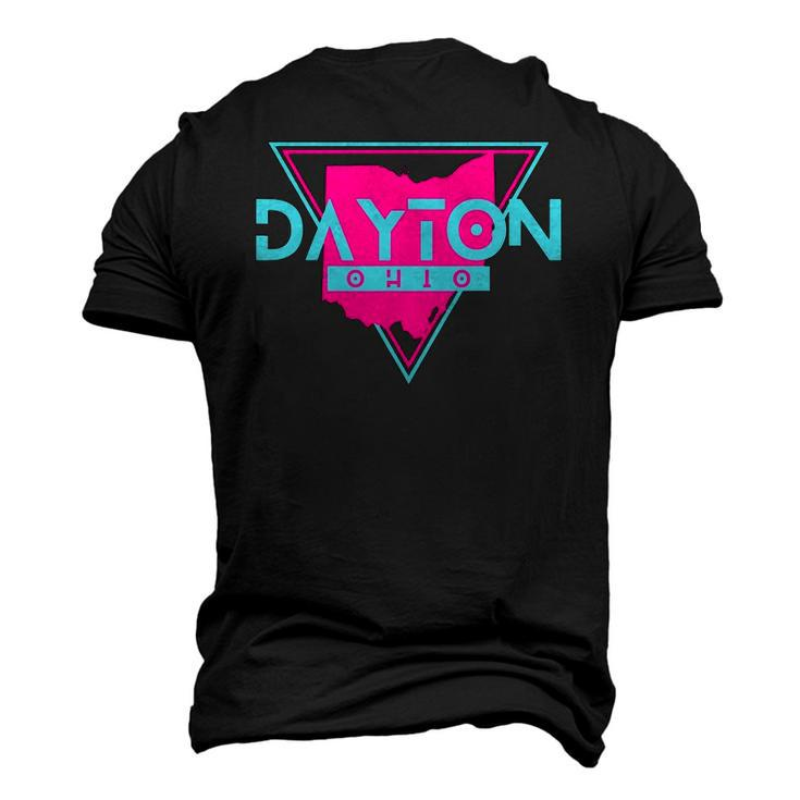 Dayton Ohio Triangle Souvenirs City Lover Men's 3D T-Shirt Back Print