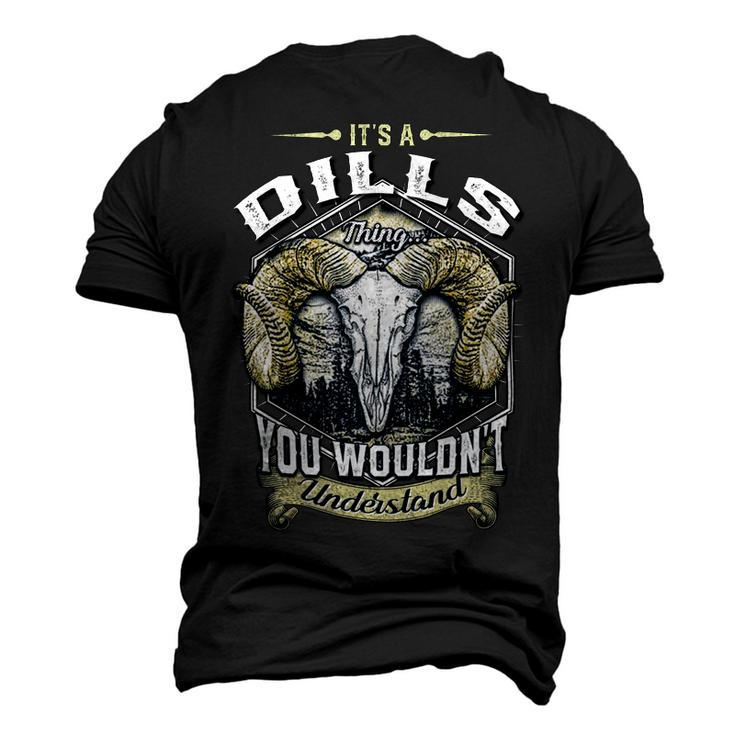 Dills Name Shirt Dills Family Name V4 Men's 3D Print Graphic Crewneck Short Sleeve T-shirt
