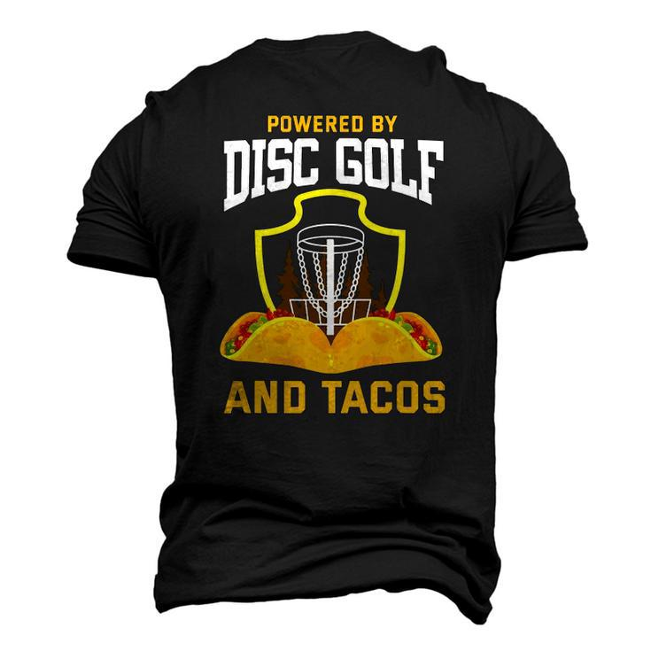 Disc Golf Taco Lover Disc Golf Player Disc Golfing Men's 3D T-Shirt Back Print