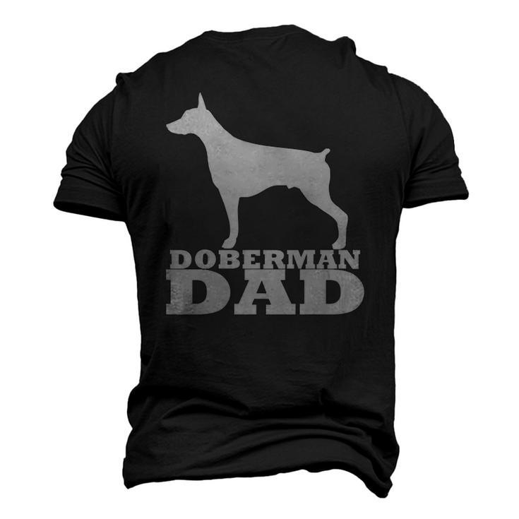 Mens Doberman Dad Dobie Pinscher Doberman Men's 3D T-Shirt Back Print
