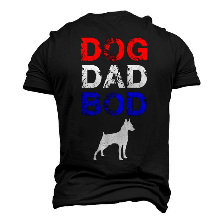 Mens Dog Dad Bod Doberman 4Th Of July Mens Men's 3D T-shirt Back Print
