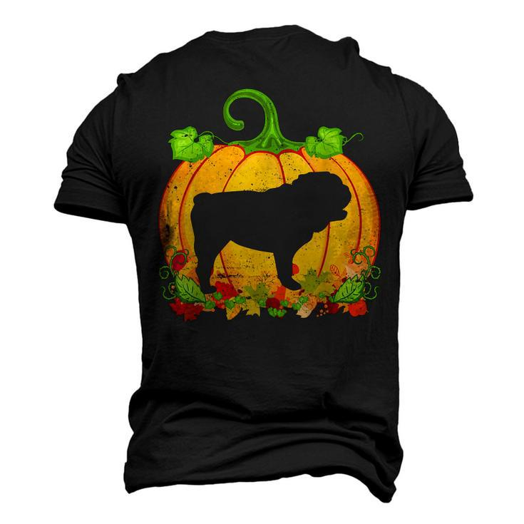 Dog Owner Halloween Costume English Bulldog Men's 3D T-shirt Back Print