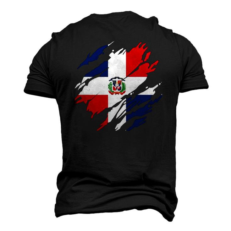 Dominican Flag Dominican Republic Men's 3D T-Shirt Back Print