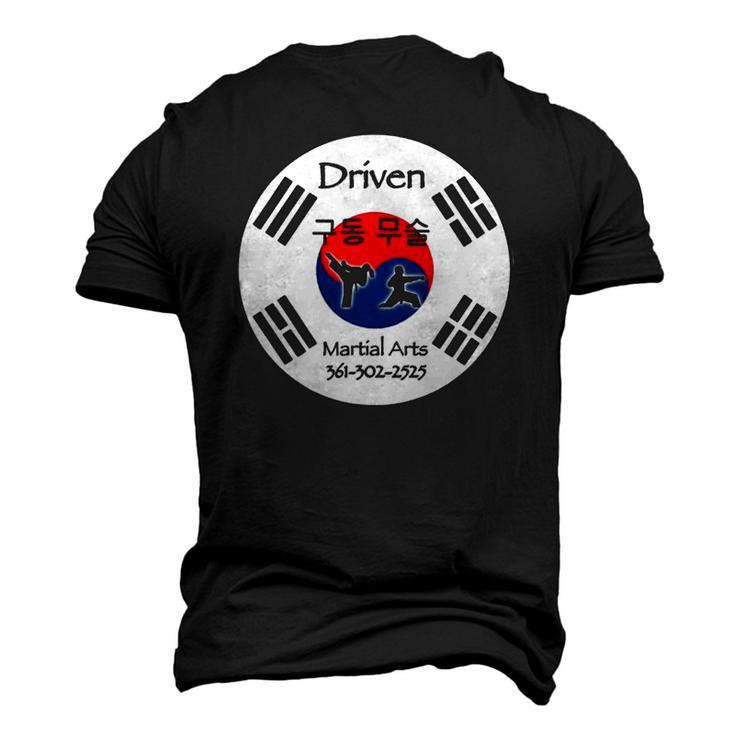 Driven Martial Arts Contact Sport Men's 3D T-Shirt Back Print
