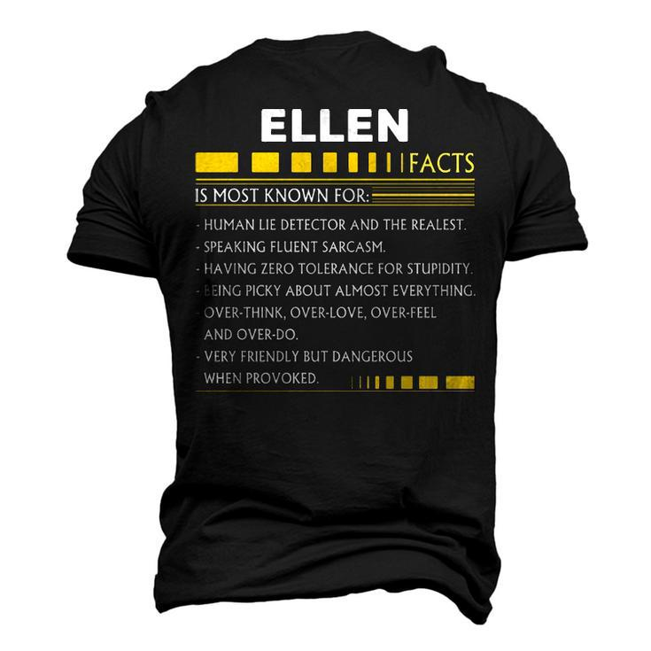 Ellen Name Ellen Facts Men's 3D T-shirt Back Print