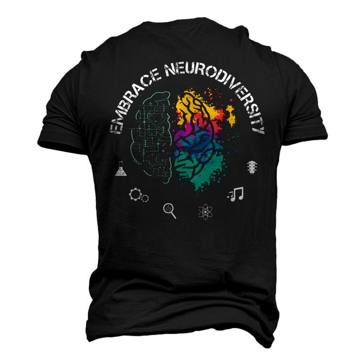 Embrace Neurodiversity Funny Men's 3D Print Graphic Crewneck Short Sleeve T-shirt